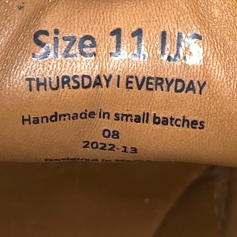 Thursday Boot Company Tan Leather Low-Top Sneakers